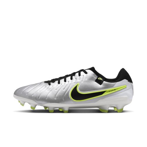 Nike Tiempo Legend 10 Pro Low Top Fußballschuh für normalen Rasen - Grau