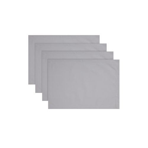 TOM TAILOR Unisex Tischsets im 6er-Pack aus Baumwolle, grau, Uni, Gr. 35/50