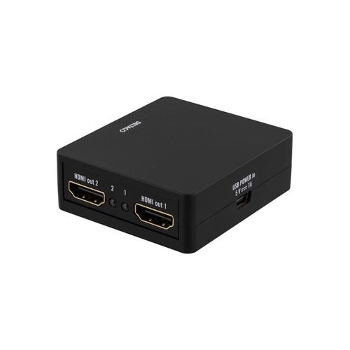 Deltaco HDMI splitter 1x HDMI in 2x HDMI out 6.