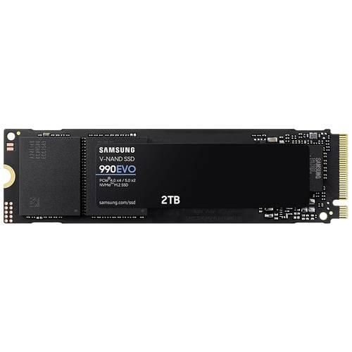 Samsung 990 EVO 2 TB Interne M.2 PCIe NVMe SSD 2280 M.2 NVMe PCIe 4.0 x4, M.2 NVMe PCIe 5.0 x2 Retail MZ-V9E2T0BW