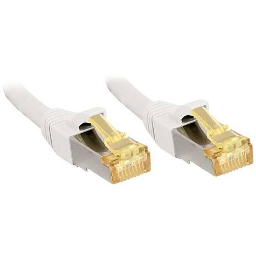 LINDY 47330 RJ45 Netzwerkkabel, Patchkabel CAT 6a (Rohkabel CAT 7) S/FTP 20.00 m Weiß 1 St.