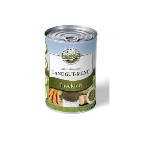 Bellfor Hundefutter Nass mit Insekten Landgut-Menü - 400g