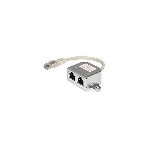 Equip Life - Netzwerk-Splitter - RJ-45 (W) zu RJ-45 (M) - 15 cm - abgeschirmt - CAT 5e