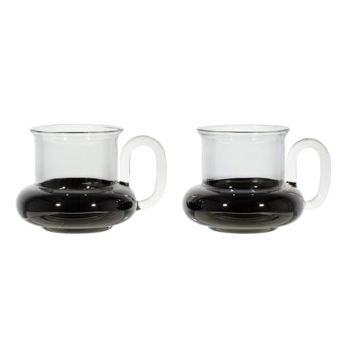 Tom Dixon - Bump Teetasse, schwarz (2er-Set)