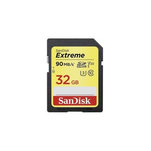 SanDisk Extreme SDHC 32GB (173355) - UHS Class 3, V30, Class 10