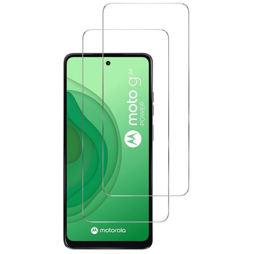 Schutzfolie Motorola Moto G24 Gehärtetes Glas - Gehärtetes Glas - Transparent