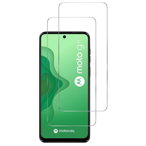 Schutzfolie Motorola Moto G14 Gehärtetes Glas - Gehärtetes Glas - Transparent