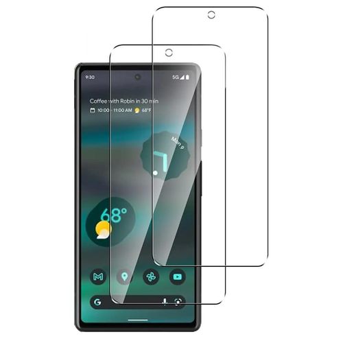 Schutzfolie Google Pixel 6A Gehärtetes Glas - Gehärtetes Glas - Transparent