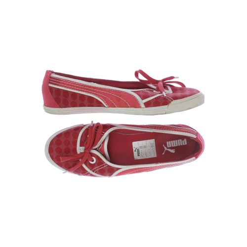 Puma Damen Ballerinas, rot, Gr. 37.5