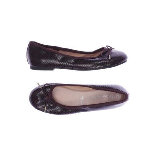 Tamaris Damen Ballerinas, bordeaux, Gr. 37