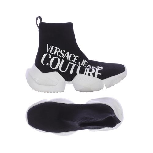 Versace Jeans Couture Damen Stiefelette, schwarz, Gr. 37