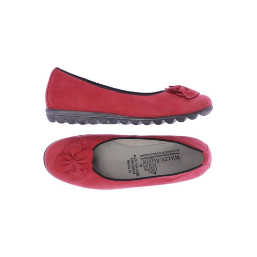 waldläufer Damen Ballerinas, rot, Gr. 6.5