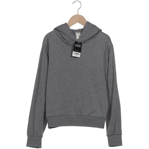 H&M Damen Kapuzenpullover, grau, Gr. 34