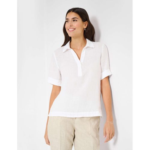 BRAX Damen Bluse Style VIO, Weiß, Gr. 46