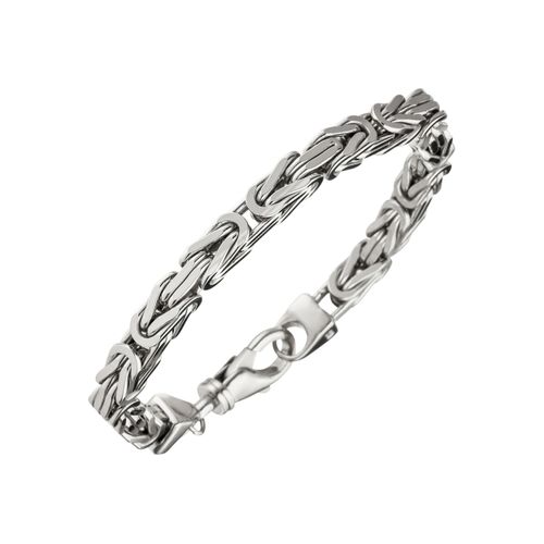 Silberarmband JOBO Armbänder Gr. Silber 925 (Sterlingsilber), silberfarben (silber 925) Damen Königsarmband 925 Silber 21 cm