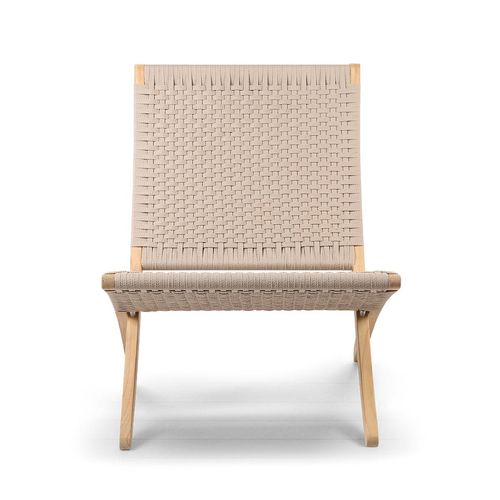 Carl Hansen - MG501 Cuba Chair Outdoor, Teak unbehandelt / sesame