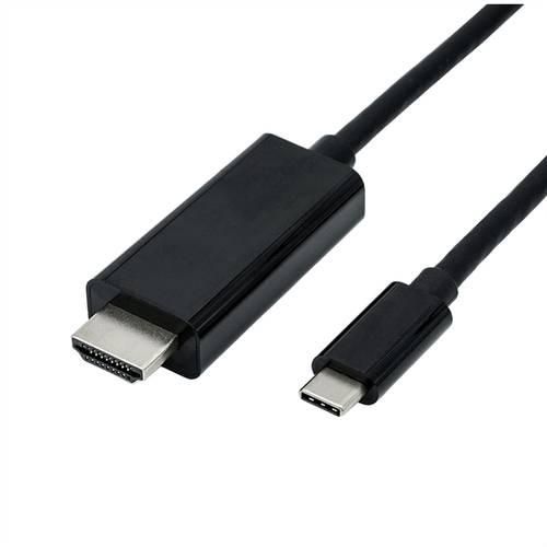 ROLINE USB Typ C - HDMI Adapterkabel, ST/ST, 5 m