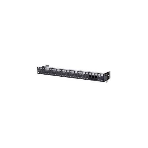 Metz Connect Unequipped - Patch Panel - Schwarz - 1U - 48.3 cm (19