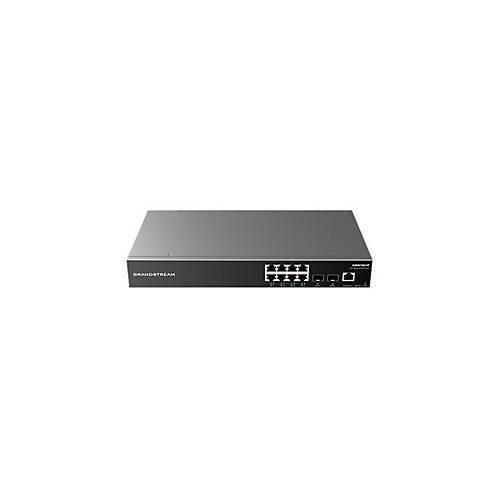 Grandstream GWN7801P - Switch - Unternehmen, verwaltet - L2+ - 8 x 10/100/1000 (PoE+) - PoE (120 W)