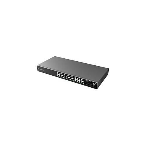 Grandstream GWN7803 - Switch - L2+ - managed - 4 x Gigabit SFP + 24 x 1 Gigabit Ethernet