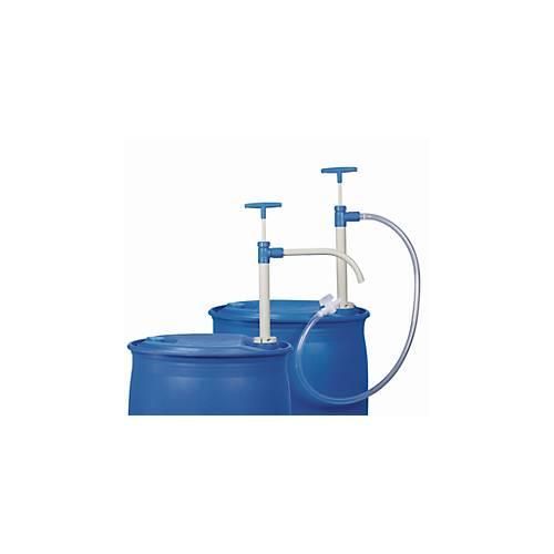 Fasspumpe, 0,3 l/Hub, Polypropylen, Eintauchtiefe 1250 mm, fester Auslaufbogen, für Chemikalien