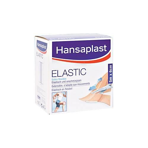 Hansaplast Elastic-Pflaster, 5 m x 6 cm