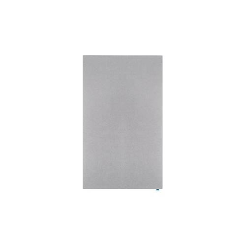 Akustik-Pinboard Wall Up, Absorptionsklasse B, Stärke 20 mm, Textil & Recycling-PET, grau, B 1195 x H 2000 mm