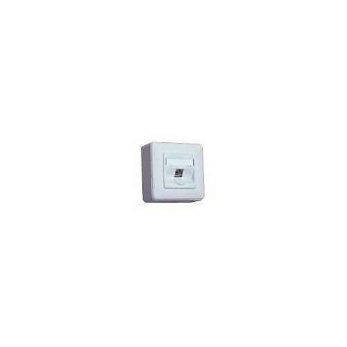 BTR IT CONNECT E-DAT modul 8(8) AP - Wanddose - CAT 6 - RJ-45 - Pure White, RAL 9010