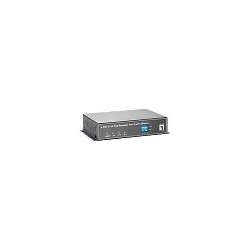 LevelOne POT-0110 PoE Repeater (Slave) - Repeater - 100Mb LAN - 10Base-T, 100Base-TX - bis zu 500 m