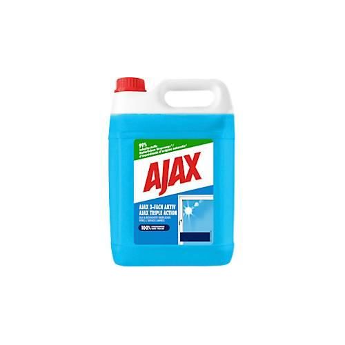 Glasreiniger Ajax 3-fach aktiv, blau, 5 l in Kanister