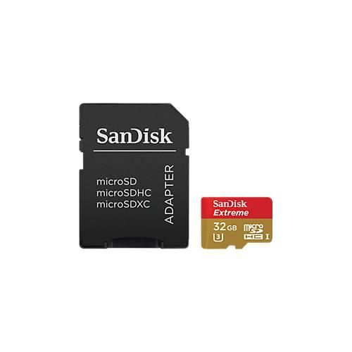 SanDisk Extreme micro SDHC, SDSDQXL-032G-G46A, 32 GB