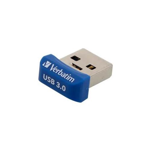 Verbatim USB-Stick Store 'n' Stay Nano 32GB USB 3.0 Blau - High-Speed Lesegeschwindigkeit - Windows/Mac-kompatibel