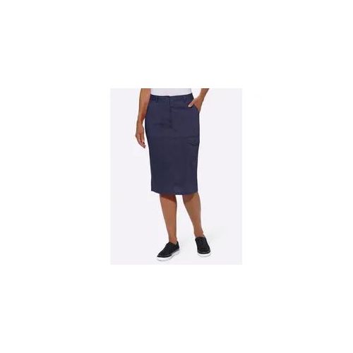 Cargorock CASUAL LOOKS Gr. 25, blau (marine) Damen Röcke