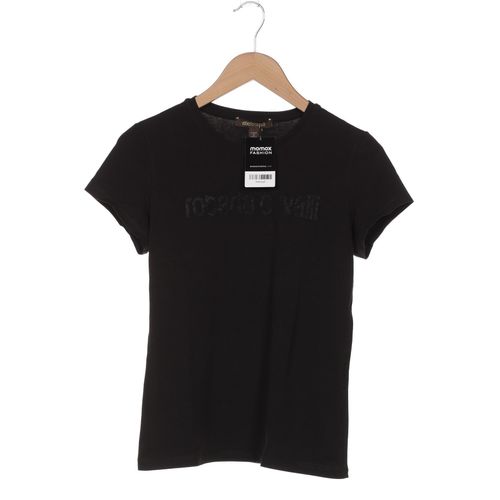 Roberto Cavalli Damen T-Shirt, schwarz, Gr. 38