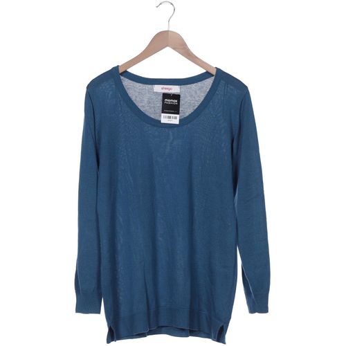 sheego Damen Pullover, blau, Gr. 40