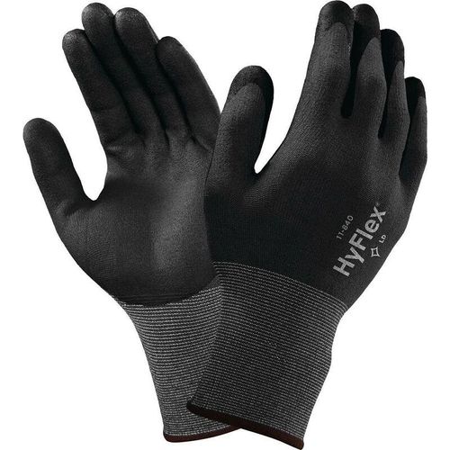 Handschuhe HyFlex 11-840 Gr.9 schwarz/grau Nylon-Spandex en 388 Kat.II