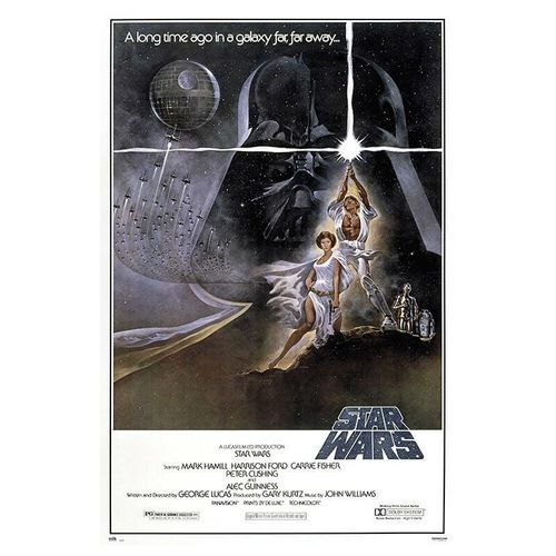 Poster star wars classic la guerra de las galaxias poster