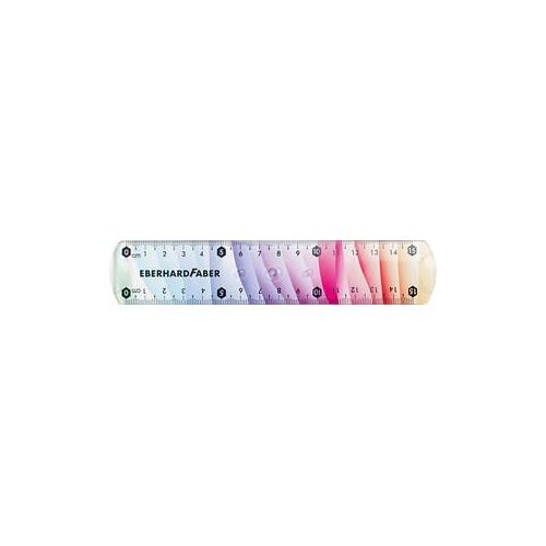 FABER-CASTELL Lineal Rainbow 15,0 cm, Regenbogen