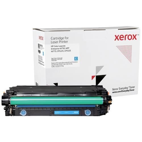 Xerox Toner ersetzt HP 651A/ 650A/ 307A (CE341A/CE271A/CE741A) Kompatibel Cyan 16000 Seiten Everyday 006R04148