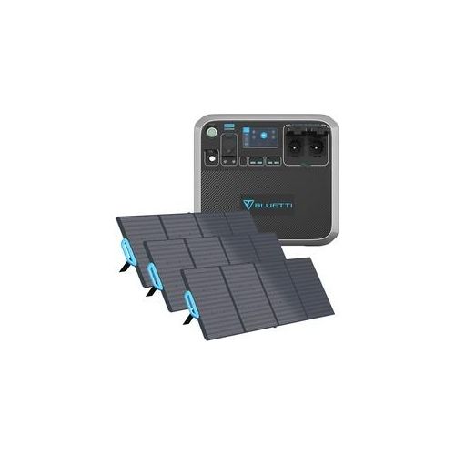 Bluetti AC200P 2000Wh 0% MwSt §12 III UstG Portable Powerstation mit 3x PV200 So...