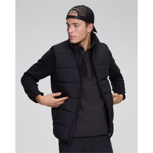 Steppweste BULA, Herren, Gr. M, schwarz, 100% Polyester, sportlich, normal, hoch geschlossener Ausschnitt, Westen, mit Kunstdaunen-Füllung