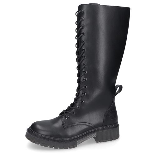 Schnürstiefel DOCKERS BY GERLI Gr. 42, Normalschaft, schwarz Damen Schuhe Stiefel, Winterstiefel, Stiefel mit robuster Profillaufsohle