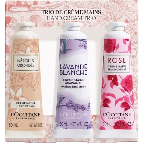 L’Occitane Pflege Neroli & Orchidee Handcreme Trio Xmas 2024 Handcreme Néroli & Orchidée 30 ml + Handcreme Lavendel 30 ml + Handcreme Rose 30 ml