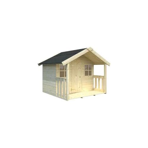 Spielhaus PALMAKO "Felix 1,9 m2" Spielhäuser beige (natur) Kinder mit Terrasse