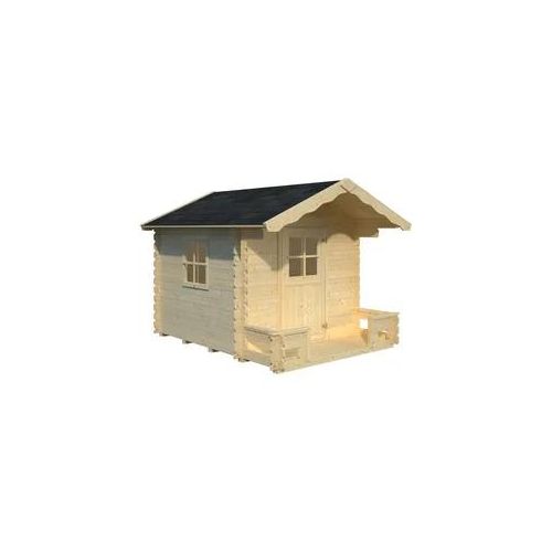 Spielhaus PALMAKO "Stina 3,1 m2" Spielhäuser beige (natur) Kinder mit Terrasse