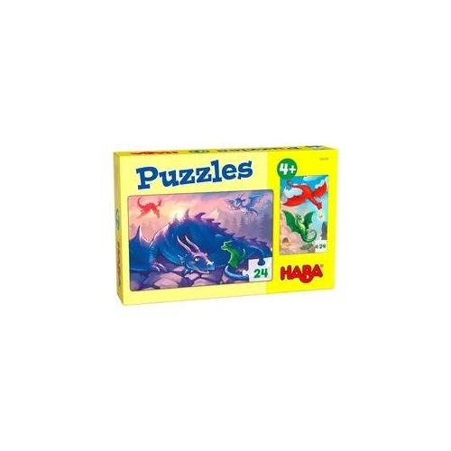 HABA - Puzzles Drachen, 24 Teile