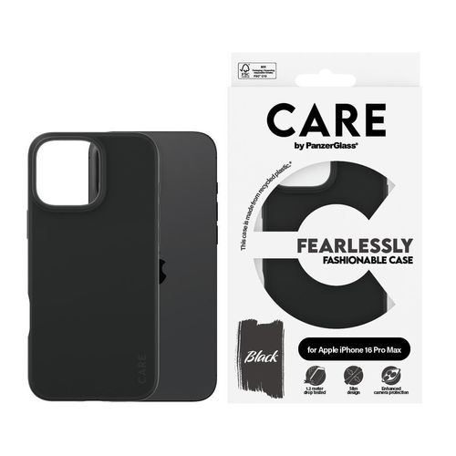 Hülle iPhone 16 Pro Max - Kunststoff - Schwarz
