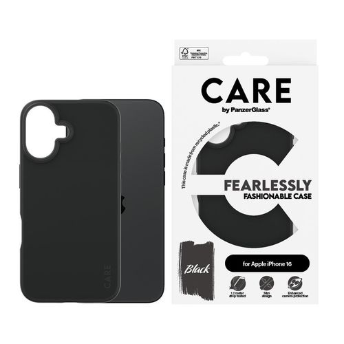 Hülle Coque pour iPhone 16 - Kunststoff - Schwarz