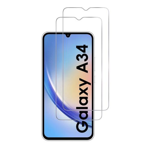 Schutzfolie Samsung Galaxy A34 5G Gehärtetes Glas - Gehärtetes Glas - Transparent
