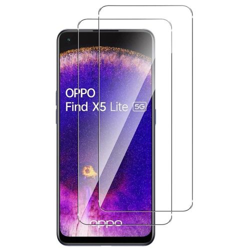 Schutzfolie Oppo Find X5 Lite Gehärtetes Glas - Gehärtetes Glas - Transparent
